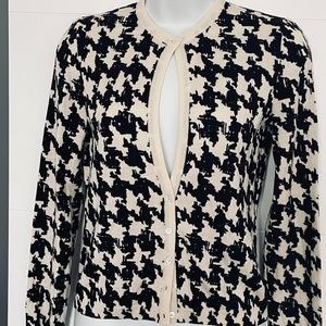 SEXY MOSCHINO black and white Wool Knit l Cardigan 42